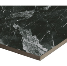 Dlažba Obklad imitácia mramoru LUCCA Nero mat 120x120 cm