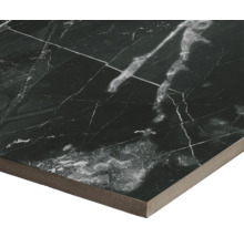 Dlažba Obklad imitácia mramoru LUCCA Nero mat 60x60 cm