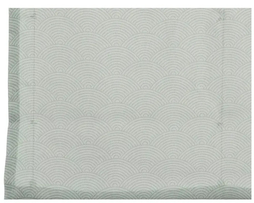 Textilný sprchový záves s vlnovým vzorom