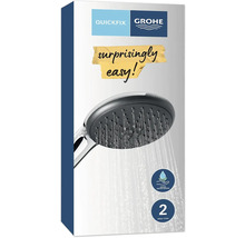 Ručná sprcha GROHE Vitalio Start 210 x 110 mm chróm čierna 27947002