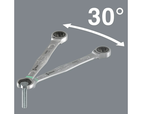 Otvorený kľúč Wera Joker 6000 s 30-stupňovým polomerom pohybu