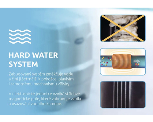 Systém na tvrdú vodu na zmäkčenie vody.