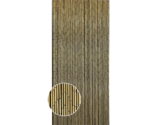 Bambusový záves s jemnými bambusovými tyčami