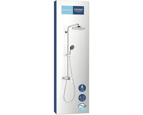 Sprchový systém Grohe Quickfix s hlavovou a ručnou sprchou