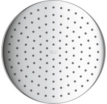 Kulatá sprchová hlavica s vodnými tryskami a logom Grohe