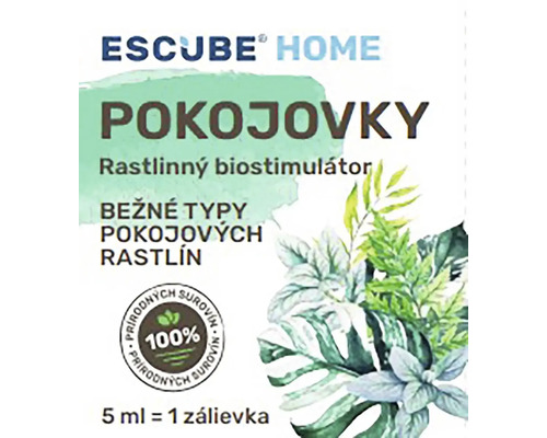 Escube Home rastlinný biostimulátor pre izbové rastliny