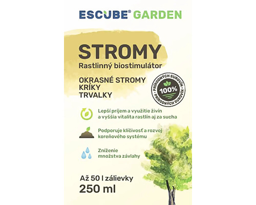 Escube Garden rastlinný biostimulátor pre stromy, kríky a trvalky, 250 ml