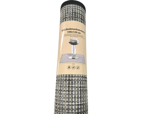 BBQ podložka na podlahu, 100 x 120 cm, na ochranu pred ohňom, vodou a nečistotami