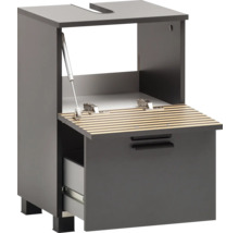 Skrinka pod umývadlo so zásuvkou a otvoreným výklopom