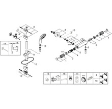 Termostatická sprchová batéria Grohe Quickfix Precision Feel chróm 34791001