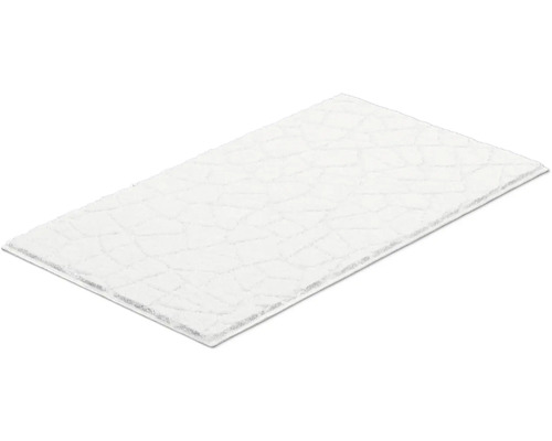 Obdĺžnikový kúpeľňový koberec s geometrickým vzorom