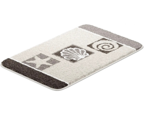 Obdĺžniková kúpeľňová predložka so vzorom hviezdy, mušle a špirály