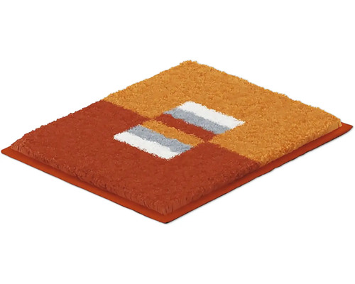 Štvorcová rohožka s geometrickým vzorom