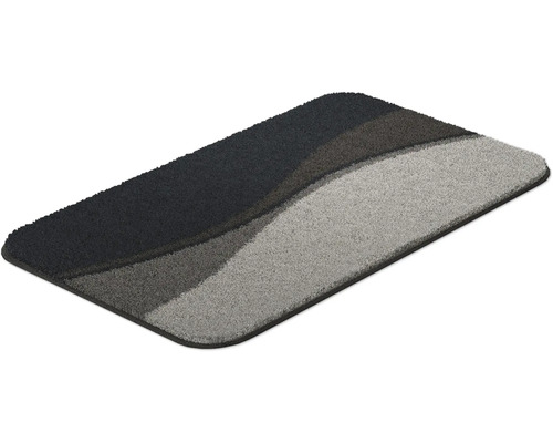 Obdĺžniková kúpeľňová predložka s vlnitým dizajnom