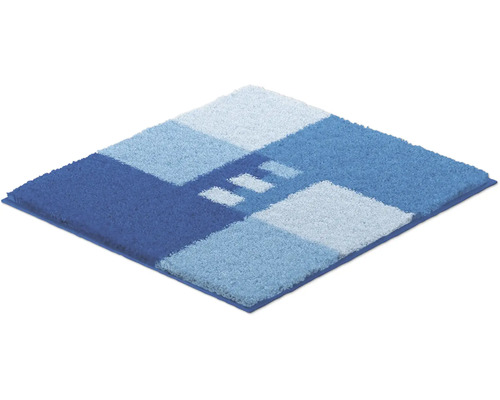 Štvorcová kúpeľňová predložka s geometrickým vzorom