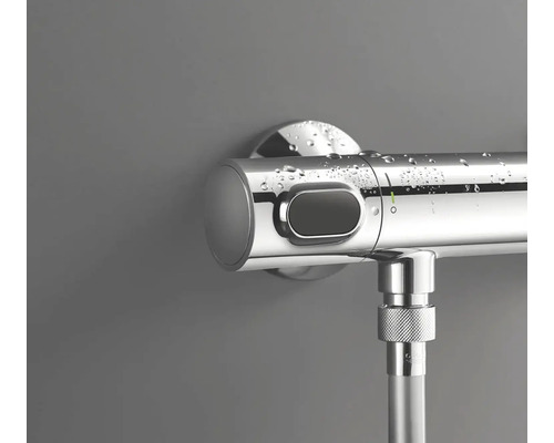 Termostatická sprchová batéria s kvapkami vody