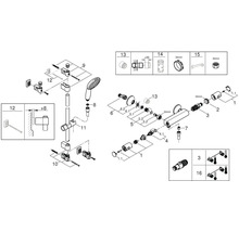 Termostatická sprchová batéria Grohe Quickfix Precision Start chróm 34597001