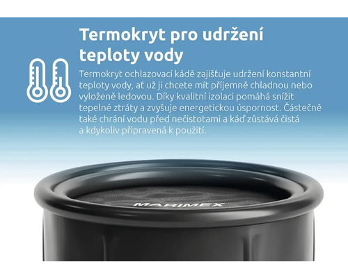 Termokryt Marimex na udržanie teploty vody v ochladzovacom sude