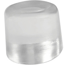 Nábytková noha z priehľadného plastu