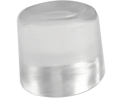 Nábytková noha z priehľadného plastu