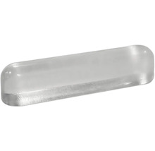 Obdĺžnikový, priehľadný dverný doraz