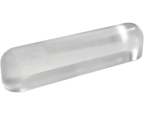 Priehľadný dverný doraz z plastu