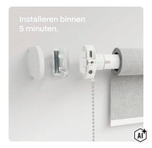 Montážny návod pre elektrický pohon roliet s nástenným držiakom a príslušenstvom pre rýchlu inštaláciu. (Image AI modified or generated)