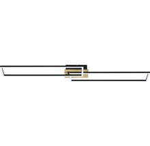 LED stropné svietidlo Briloner 40 W 4400 lm 2700-5000 K čierne s diaľkovým ovládaním