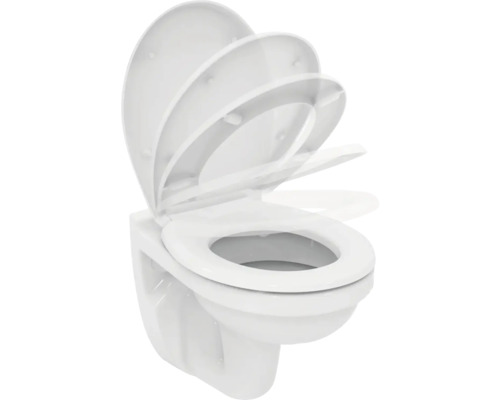 Závesné WC s hlbokým splachovaním a mechanizmom pomalého sklápania