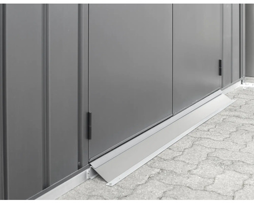 Detail záhradného domčeka s podlahovým profilom