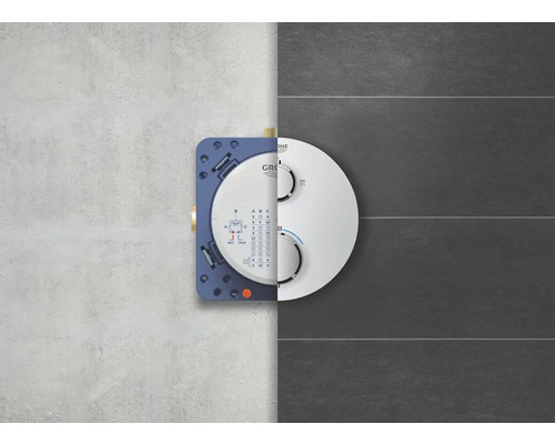 Logo Grohe, podomietková termostatická batéria na reguláciu teploty