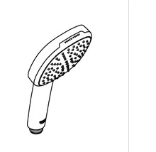 Ručná sprcha GROHE 162 x 110 mm čierna 263972431