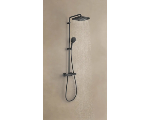 Sprchová armatúra s hlavovou a ručnou sprchou s vodným lúčom