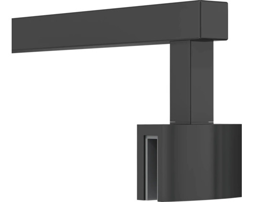 Čierny posuvný dverový systém