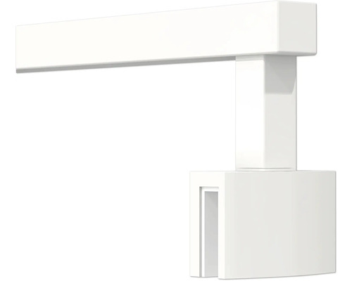 Detailný pohľad na biely záves lampy