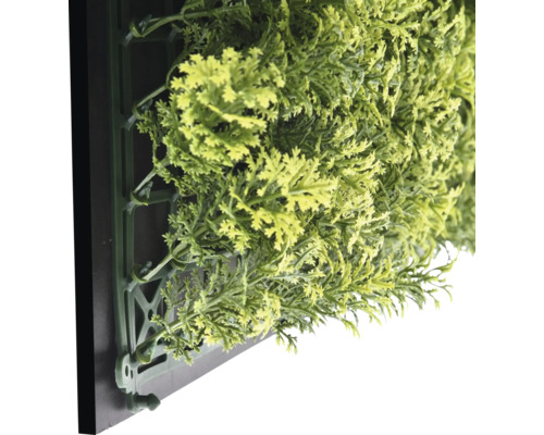 Umelá rastlinná stena s papraďovým vzorom