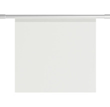 Biela roleta s kovovou lištou