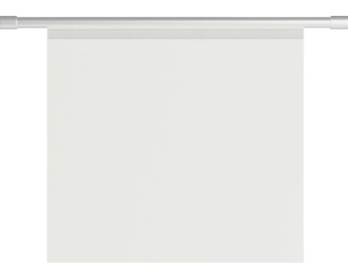 Biela roleta s kovovou lištou