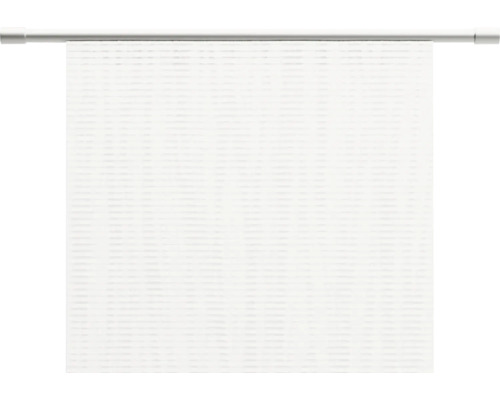 Biela roleta s kovovou lištou