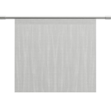 Plisé roleta s vodorovnými pruhmi a vodiacou lištou