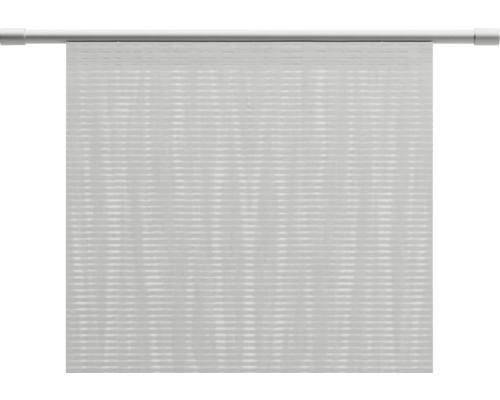 Plisé roleta s vodorovnými pruhmi a vodiacou lištou