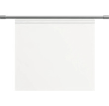 Biele plátno na sivej tyči