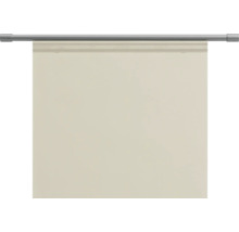 Béžová okenná roleta s kovovou tyčou na montáž