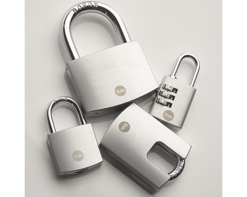 Rôzne visiace zámky Yale