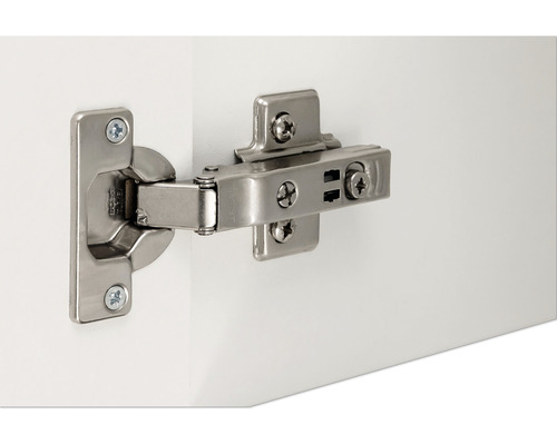 Pánt pripevnený k bielym dverám