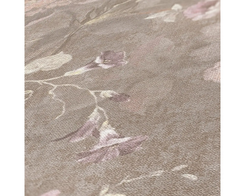 Detail tapety s kvetinovým vzorom