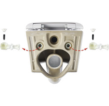 Upevňovací materiál pre toaletu