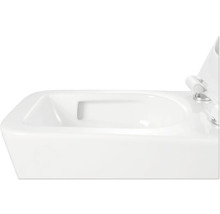 Detail bielej toalety