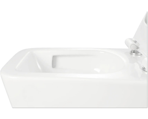 Detail bielej toalety