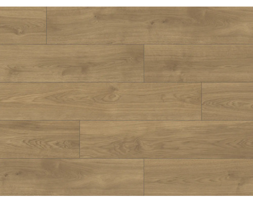 Položená laminátová podlaha so vzhľadom dreva.